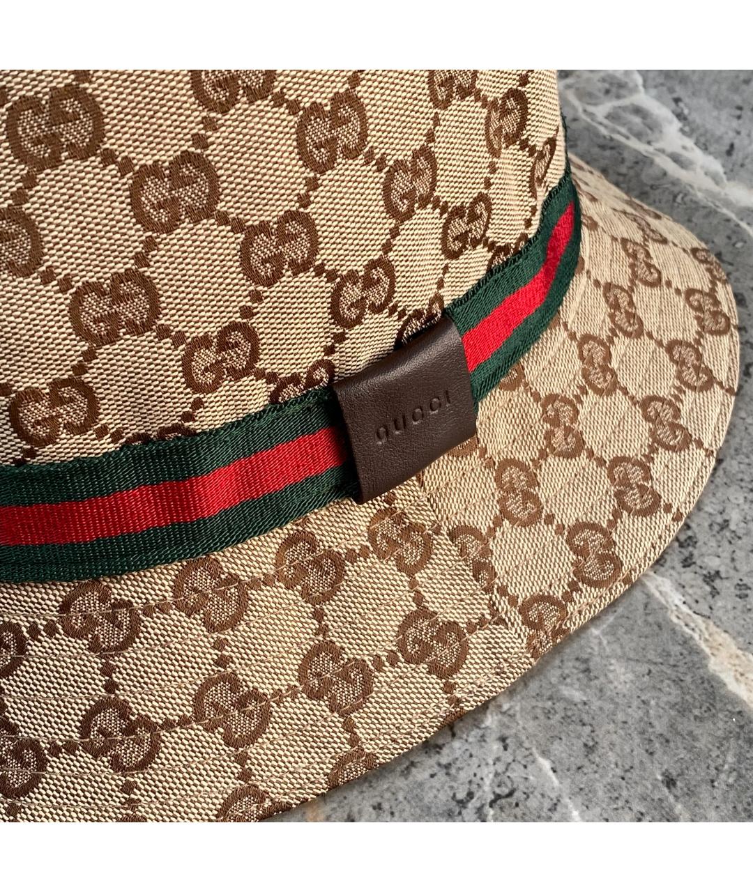GUCCI Бежевая панама, фото 3