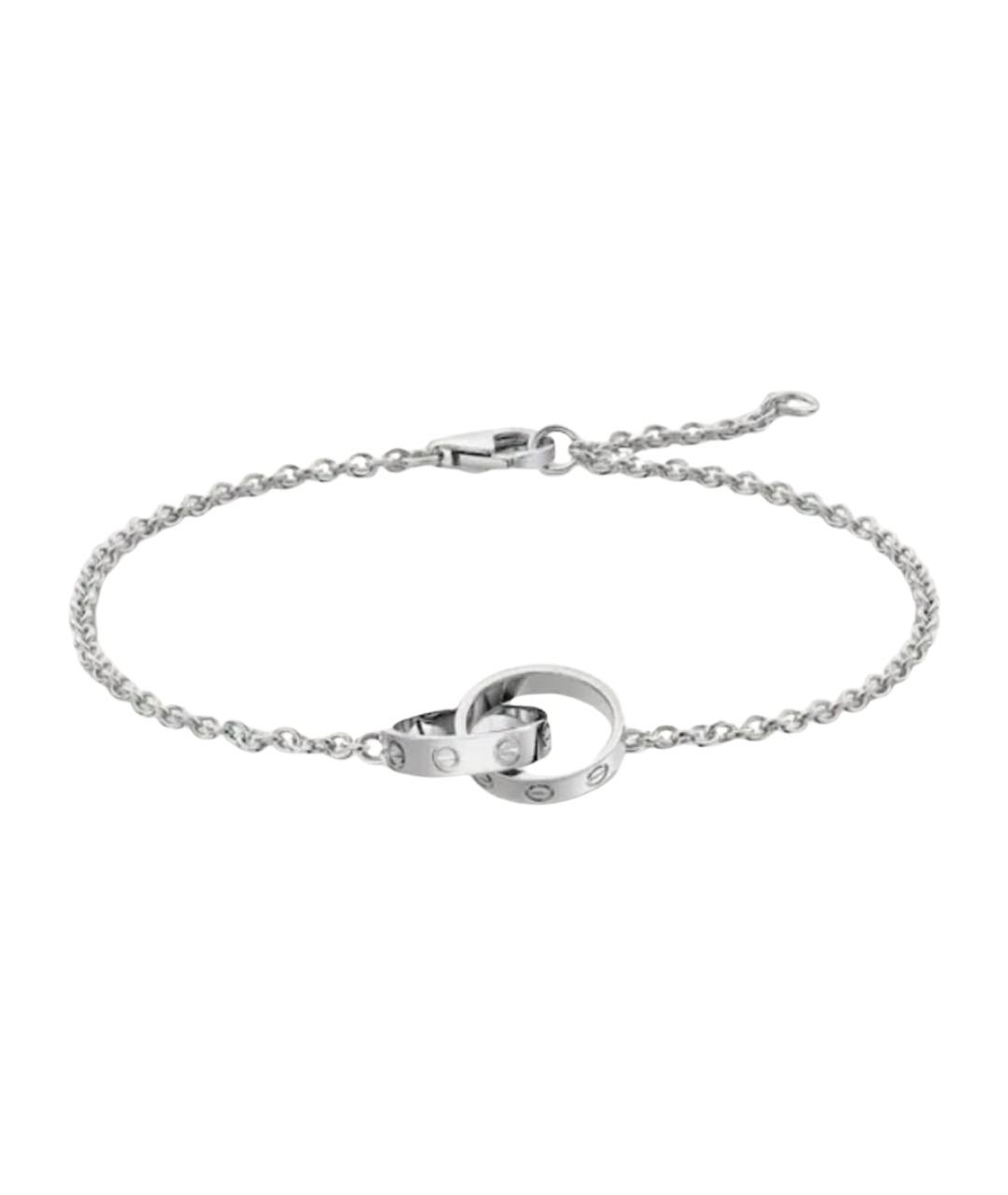 CARTIER Серебряный браслет из белого золота, фото 1