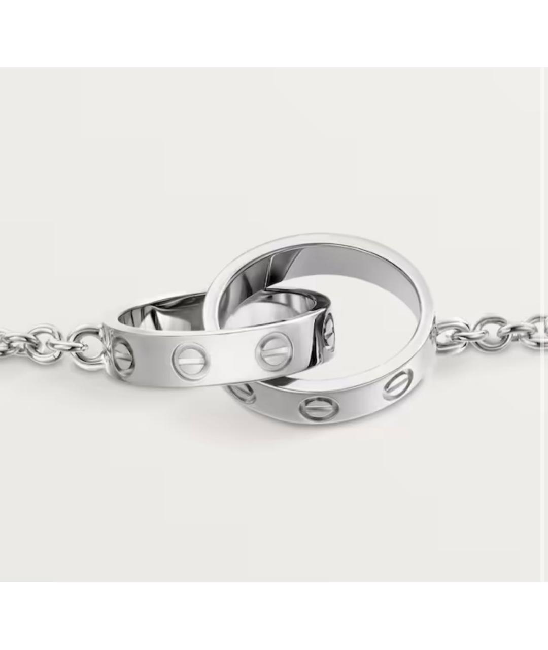 CARTIER Серебряный браслет из белого золота, фото 4