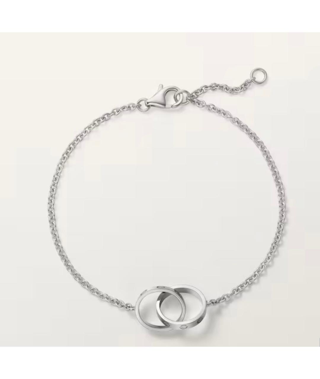 CARTIER Серебряный браслет из белого золота, фото 2