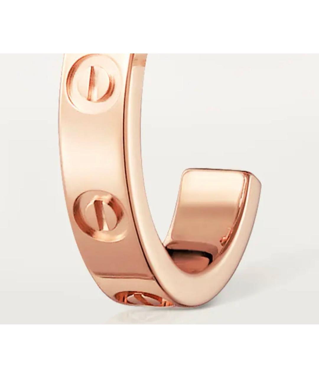 CARTIER Золотые серьги из розового золота, фото 3