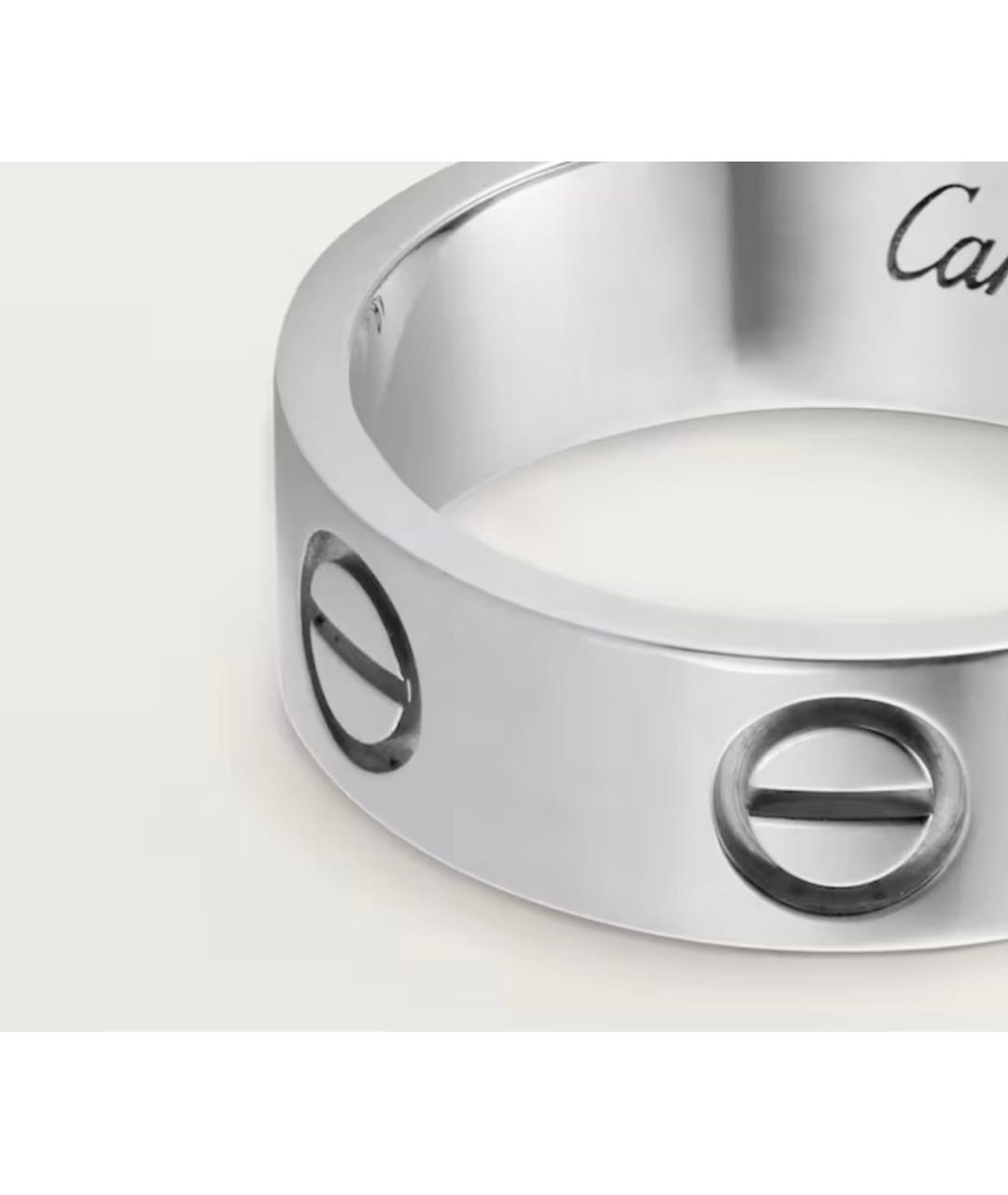 CARTIER Серебряное кольцо из белого золота, фото 4