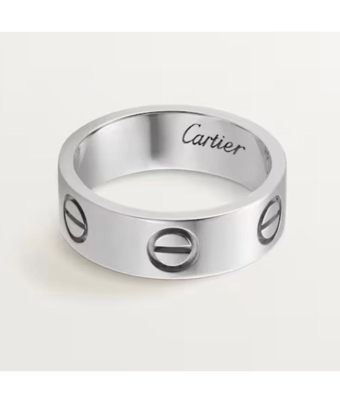 CARTIER Серебряное кольцо из белого золота, фото 5