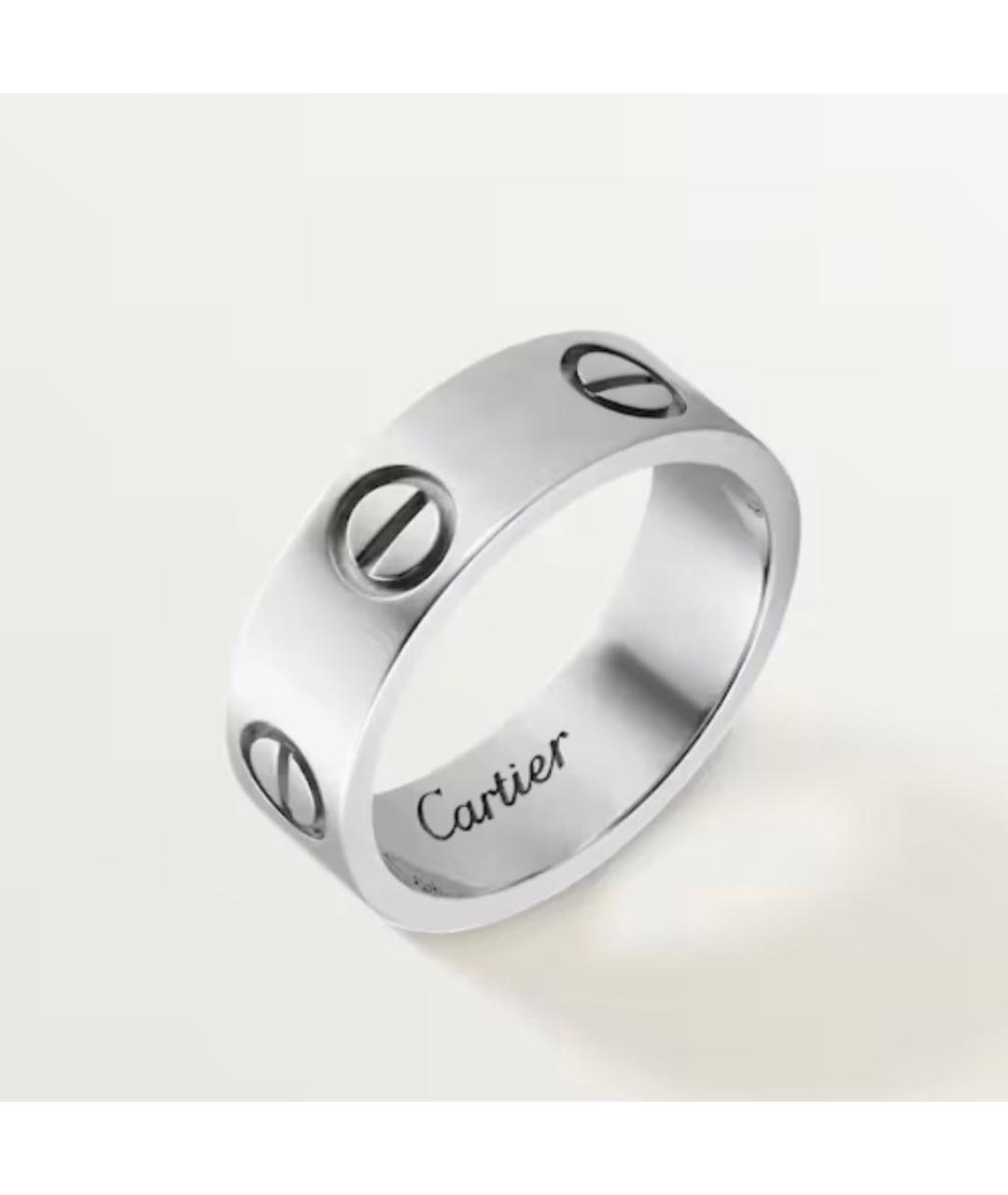 CARTIER Серебряное кольцо из белого золота, фото 2