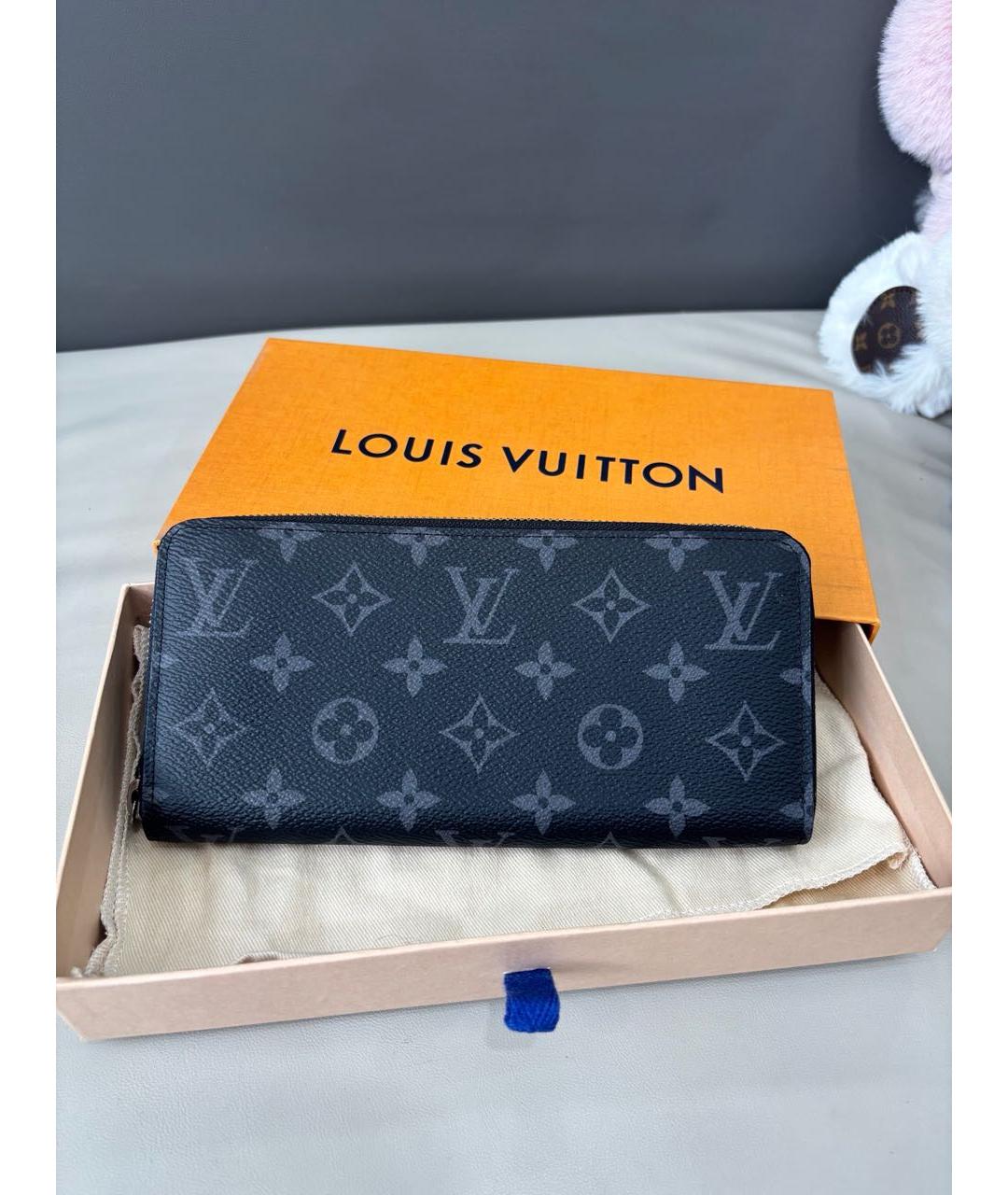 LOUIS VUITTON Черный кардхолдер из искусственной кожи, фото 2