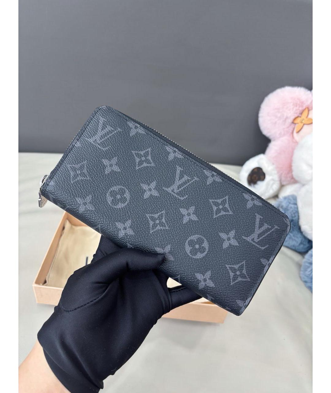 LOUIS VUITTON Черный кардхолдер из искусственной кожи, фото 3