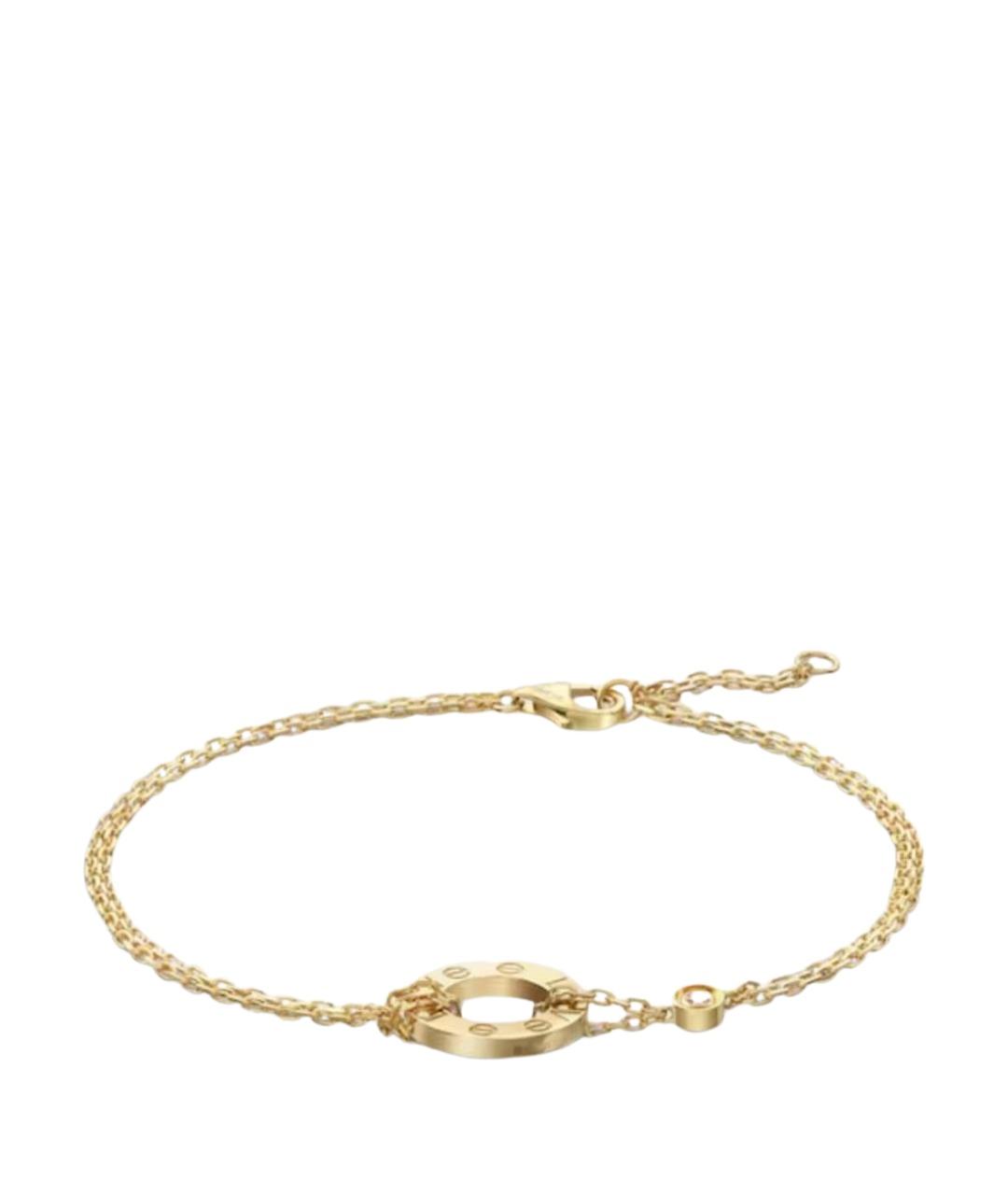 CARTIER Золотой браслет из желтого золота, фото 1