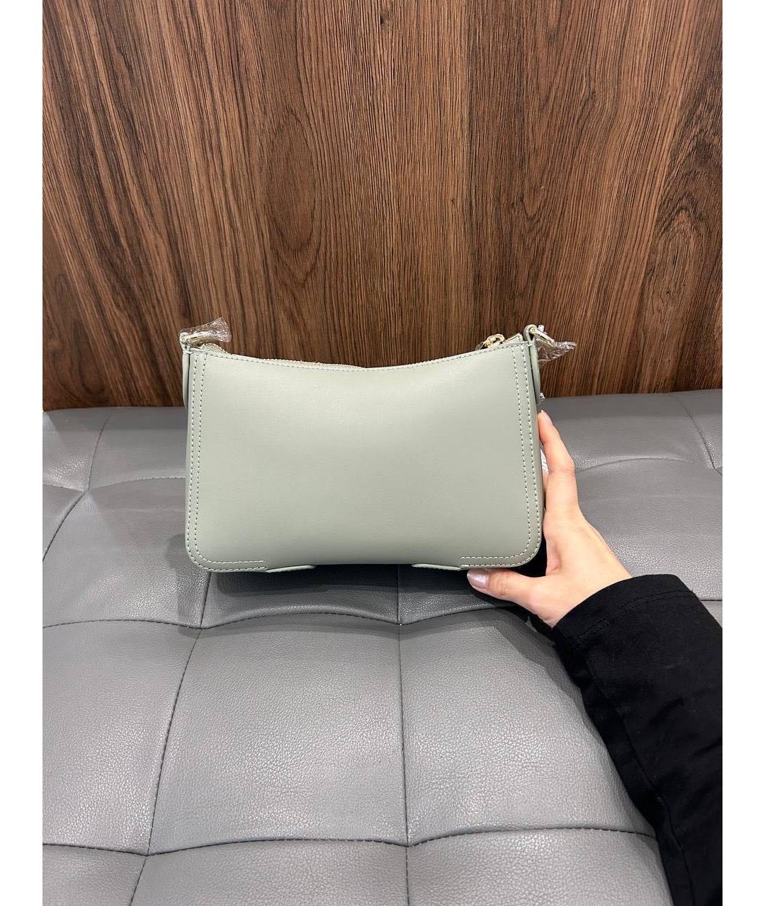 FURLA Хаки сумка через плечо из искусственной кожи, фото 3