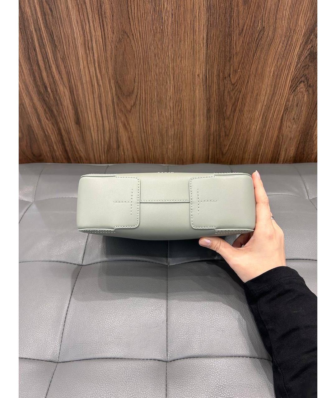FURLA Хаки сумка через плечо из искусственной кожи, фото 4