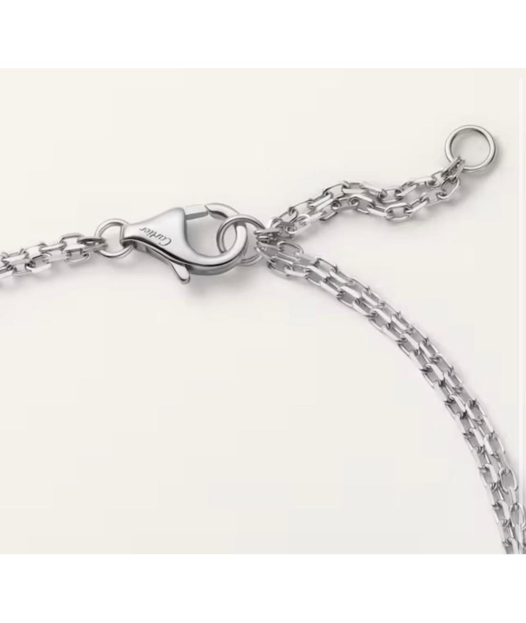 CARTIER Серебряный браслет из белого золота, фото 5