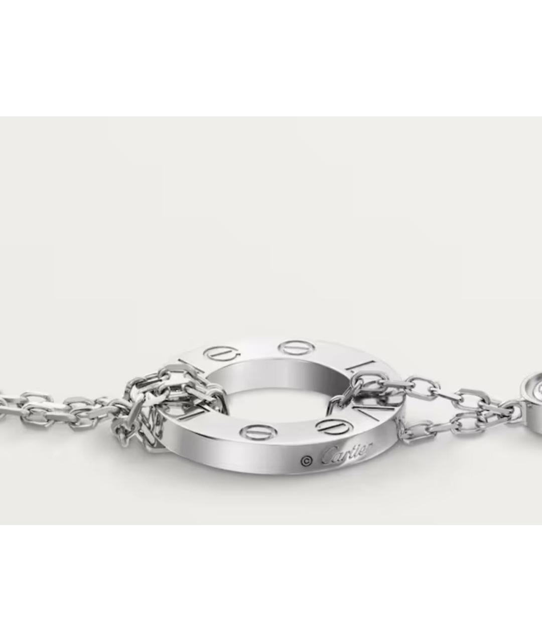 CARTIER Серебряный браслет из белого золота, фото 4