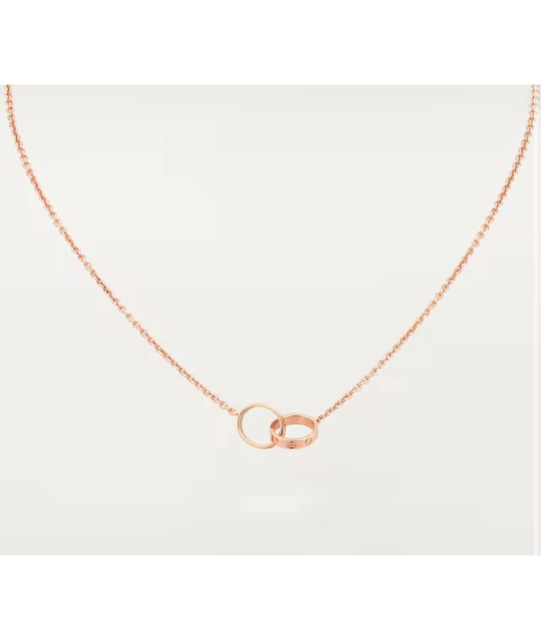CARTIER Золотое колье из розового золота, фото 5