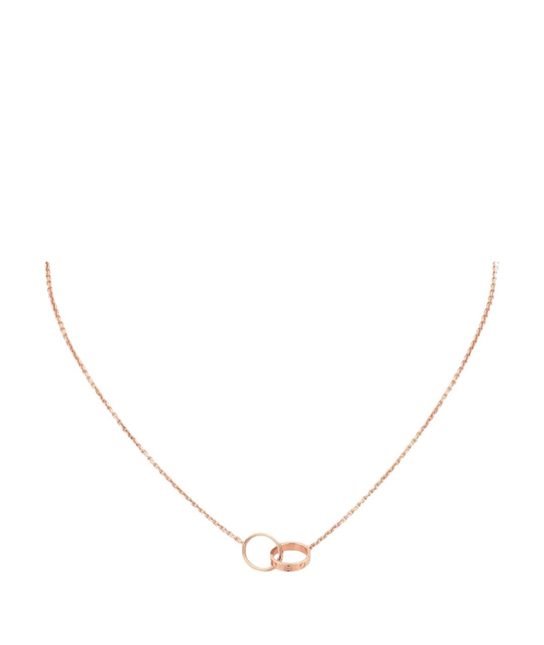 CARTIER Золотое колье из розового золота, фото 1