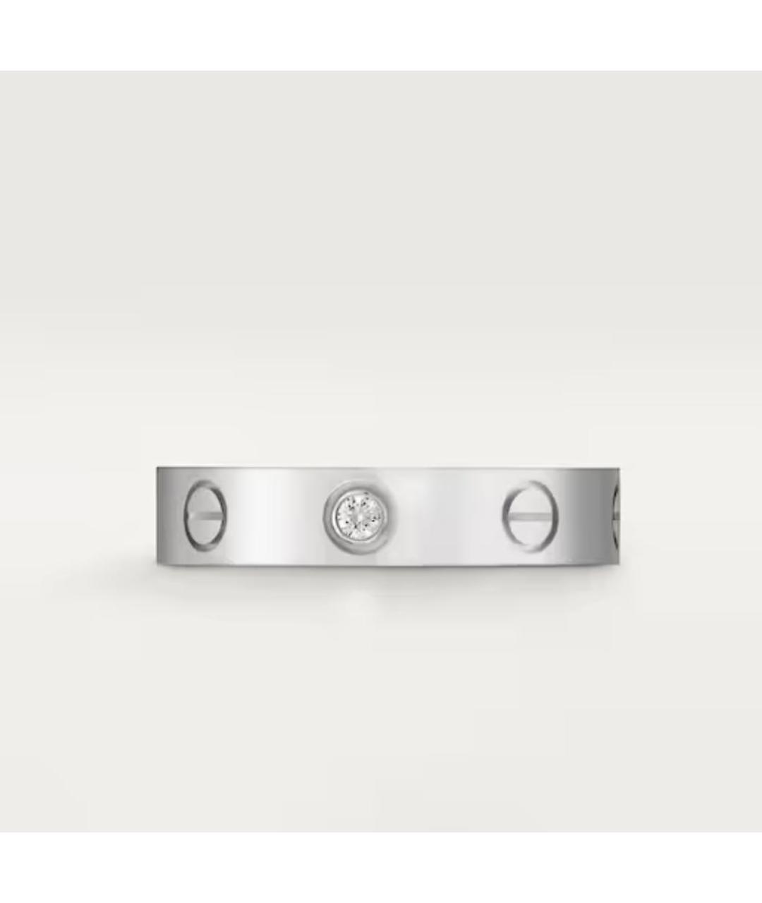 CARTIER Серебряное кольцо из белого золота, фото 4