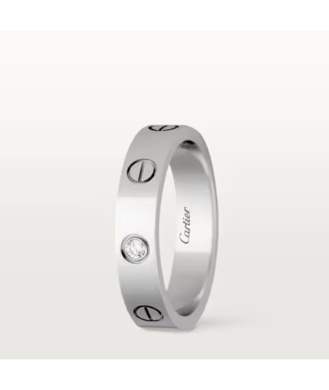 CARTIER Серебряное кольцо из белого золота, фото 2