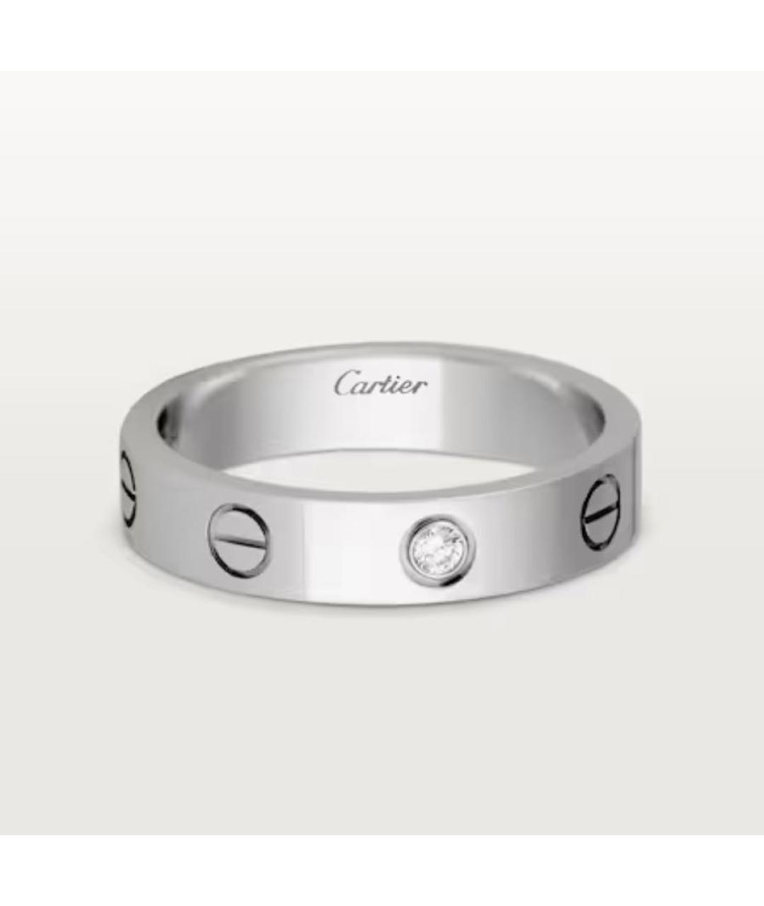 CARTIER Серебряное кольцо из белого золота, фото 5