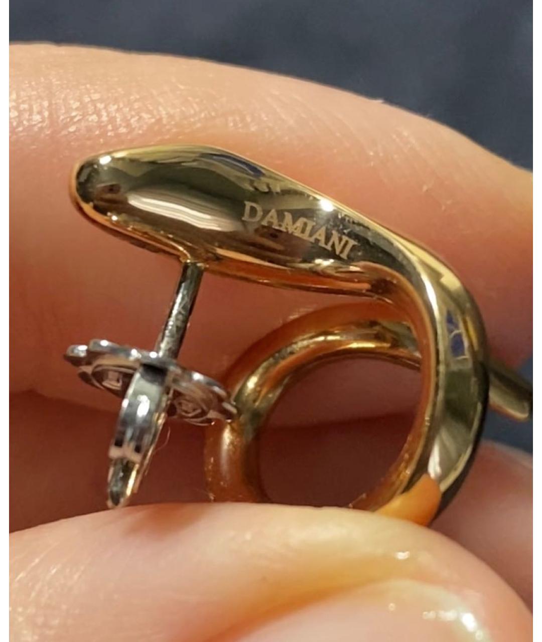 DAMIANI Золотые серьги из розового золота, фото 4