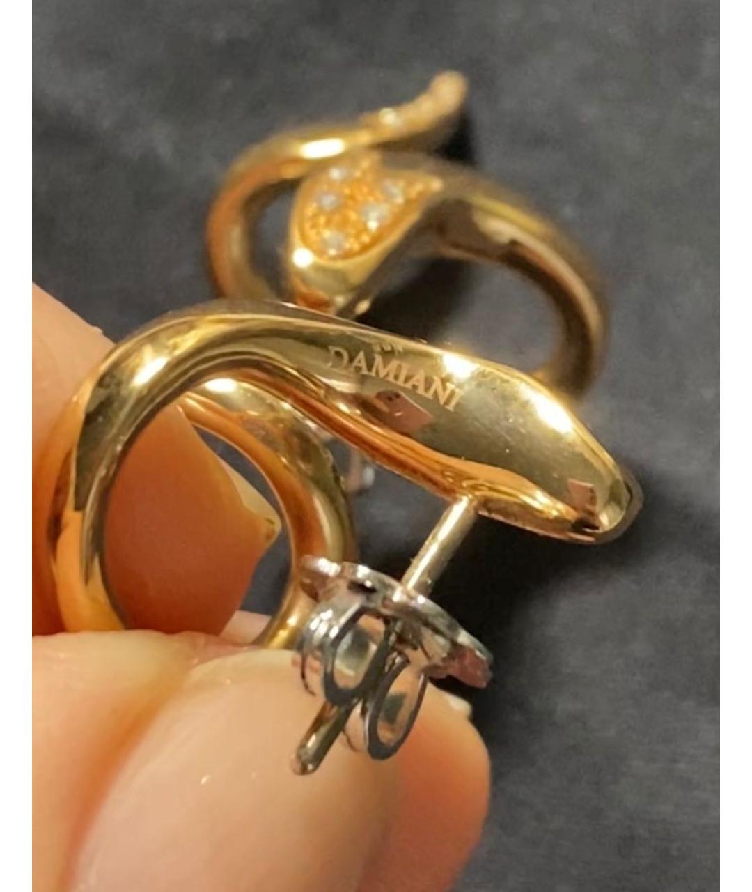DAMIANI Золотые серьги из розового золота, фото 5