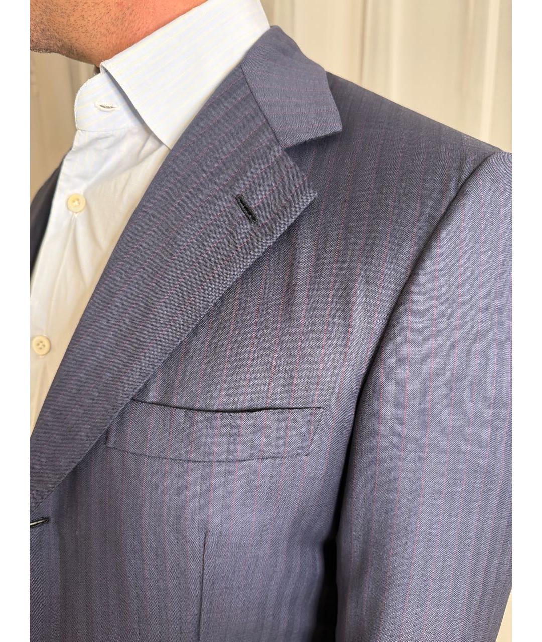 BRIONI Синий классический костюм, фото 4