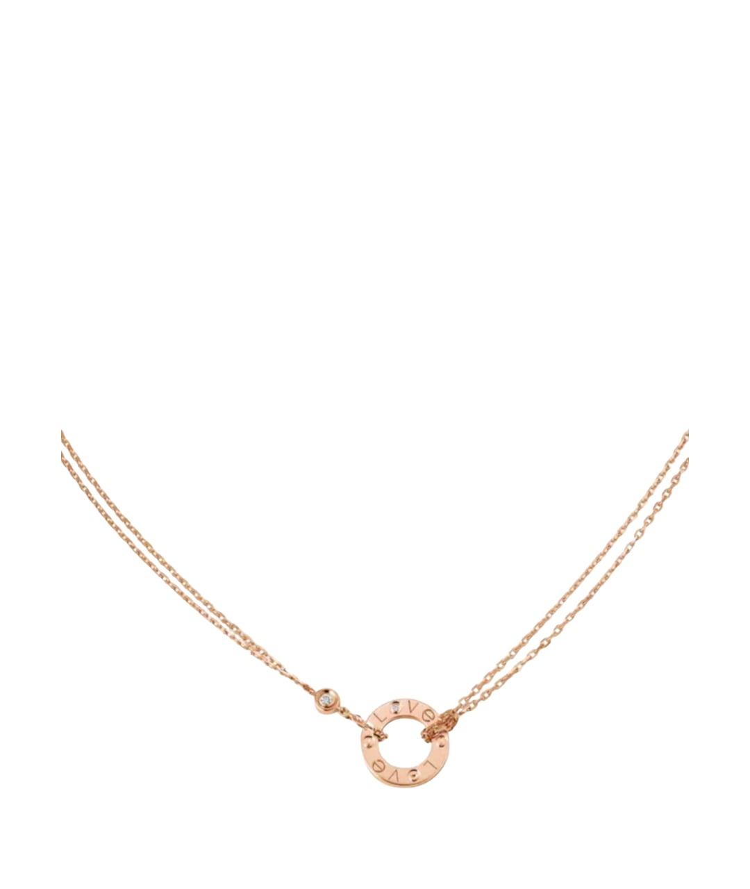 CARTIER Золотое колье из розового золота, фото 1