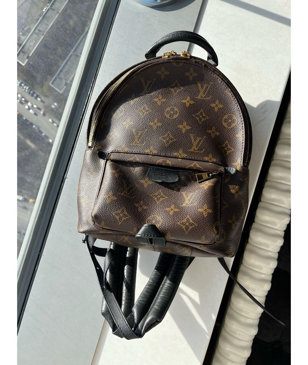 LOUIS VUITTON Коричневый рюкзак, фото 5