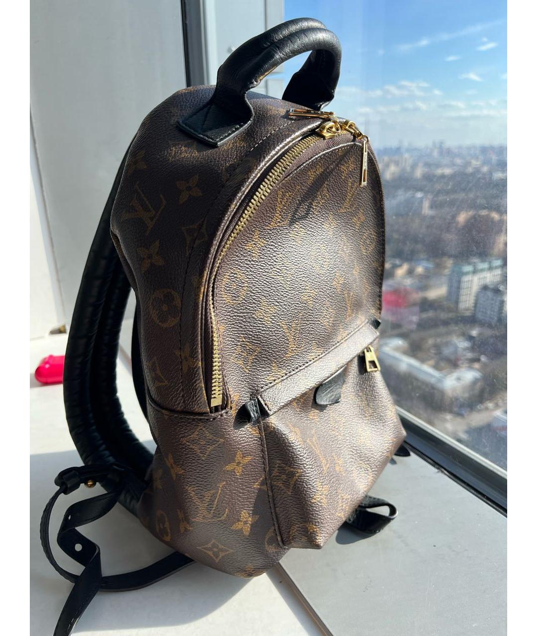 LOUIS VUITTON Коричневый рюкзак, фото 2