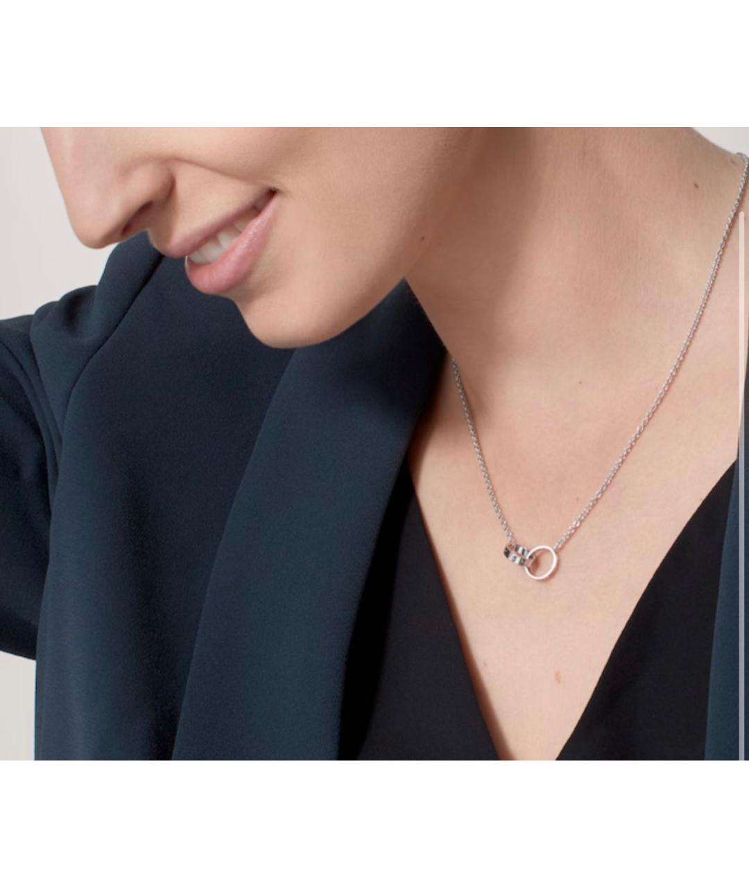 CARTIER Серебряное колье из белого золота, фото 2