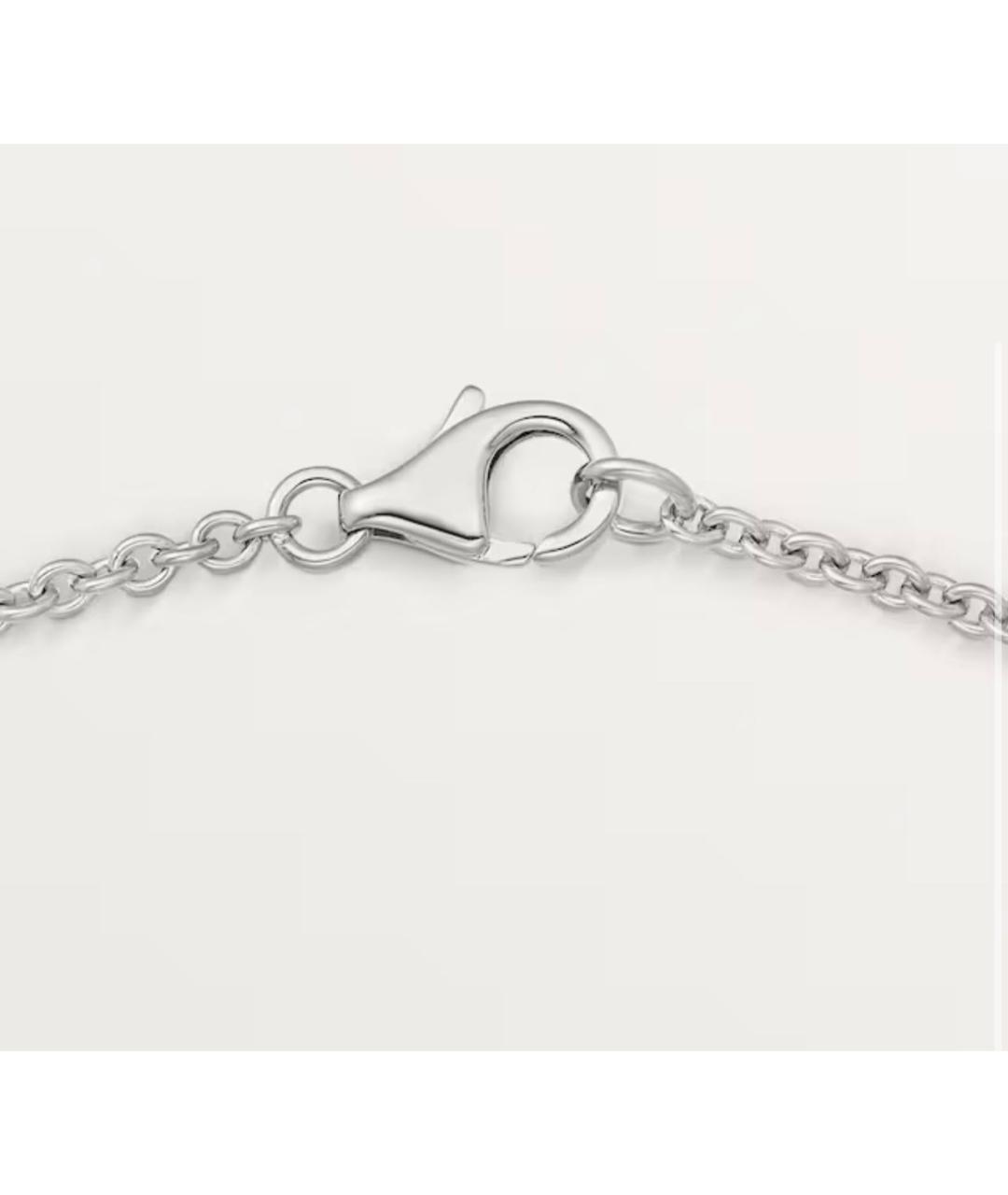 CARTIER Серебряное колье из белого золота, фото 3