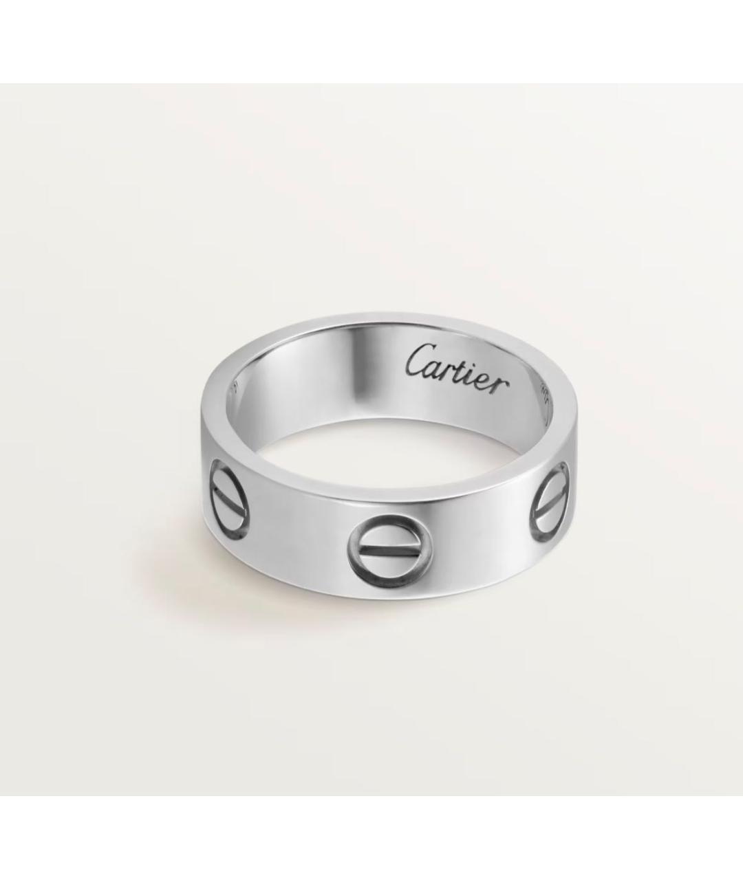CARTIER Серебряное кольцо из белого золота, фото 4