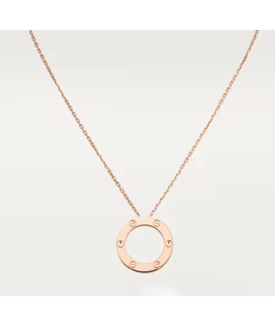 CARTIER Золотое колье из розового золота, фото 5