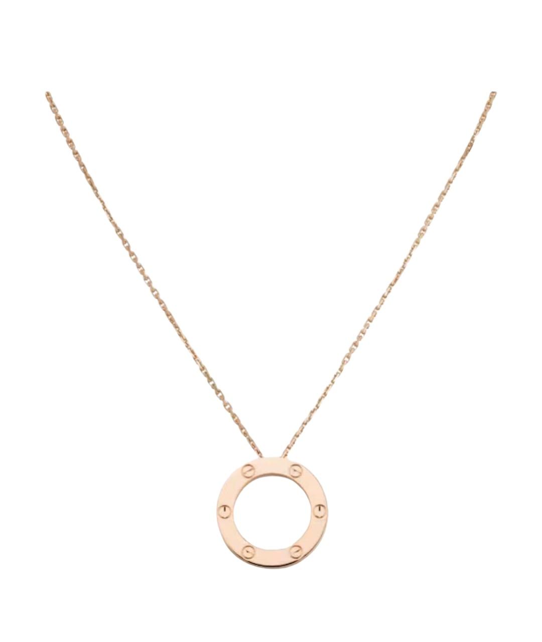 CARTIER Золотое колье из розового золота, фото 1