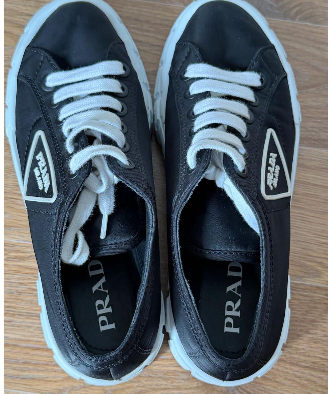PRADA Черные кеды, фото 3