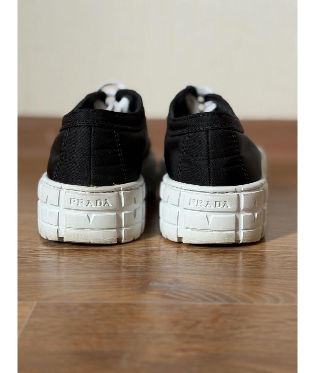 PRADA Черные кеды, фото 4