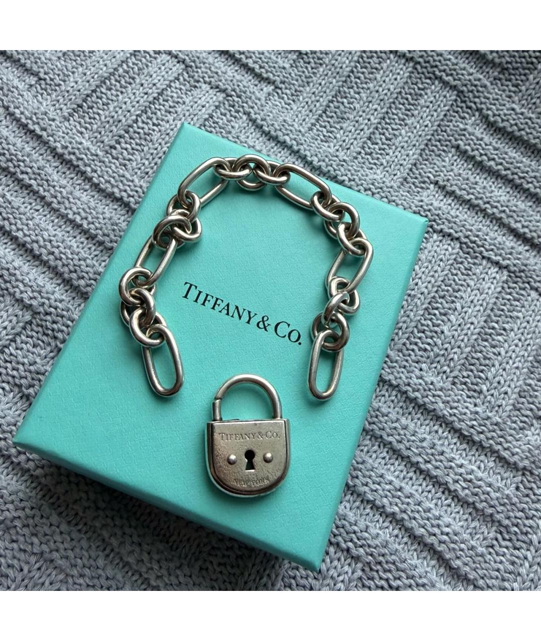 TIFFANY&CO Серебряный серебряный браслет, фото 4