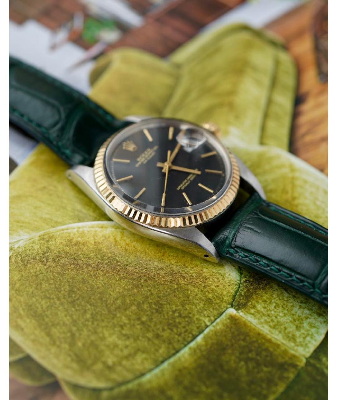 ROLEX Черные часы, фото 3