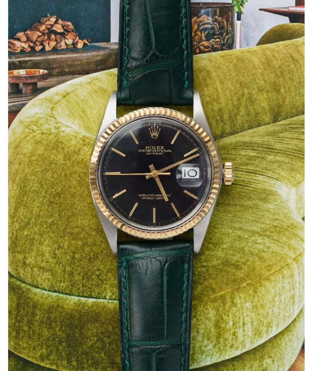 ROLEX Черные часы, фото 6
