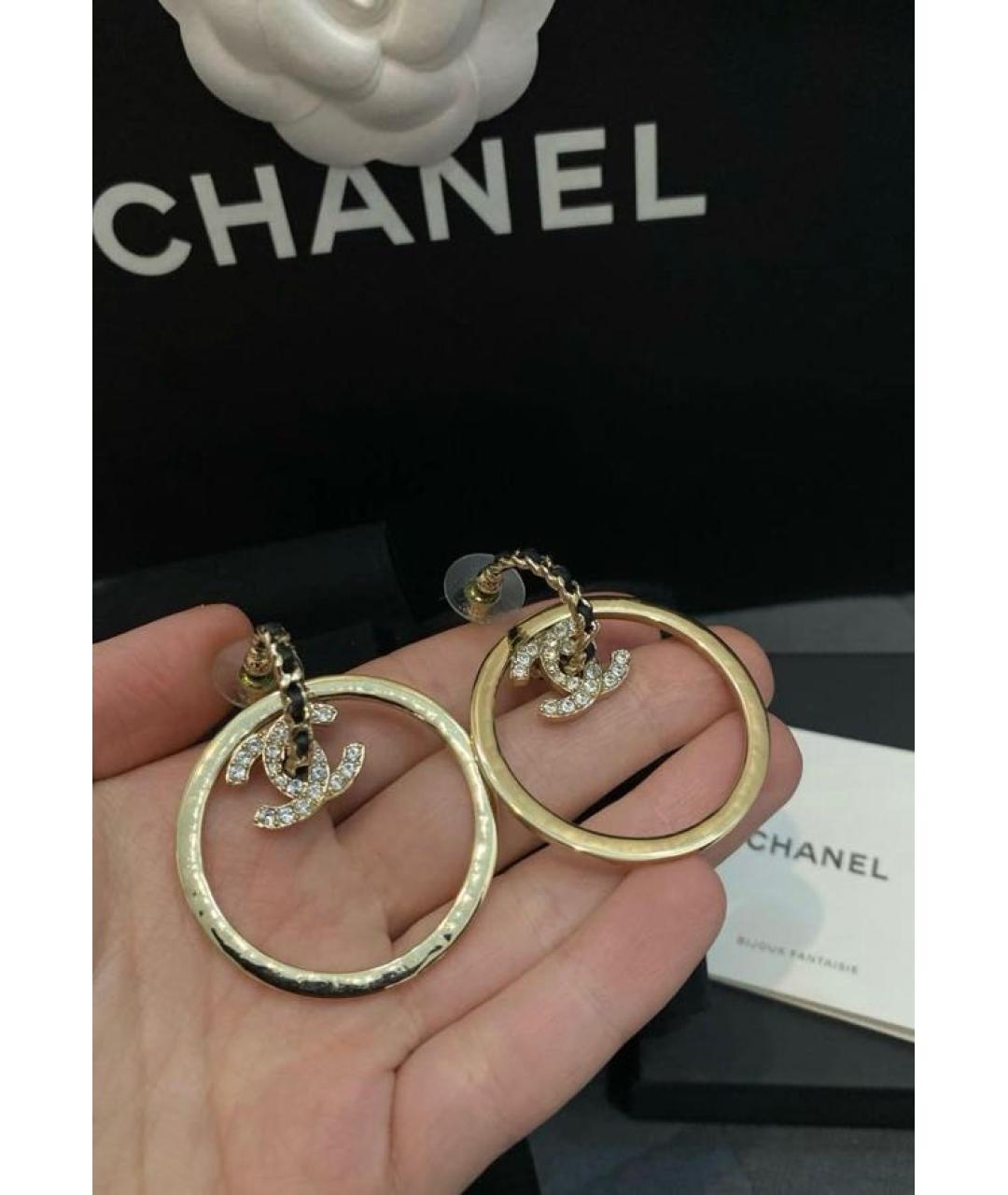 CHANEL Мульти металлические серьги, фото 3