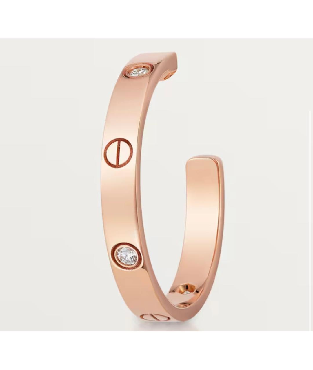 CARTIER Золотые серьги из розового золота, фото 3