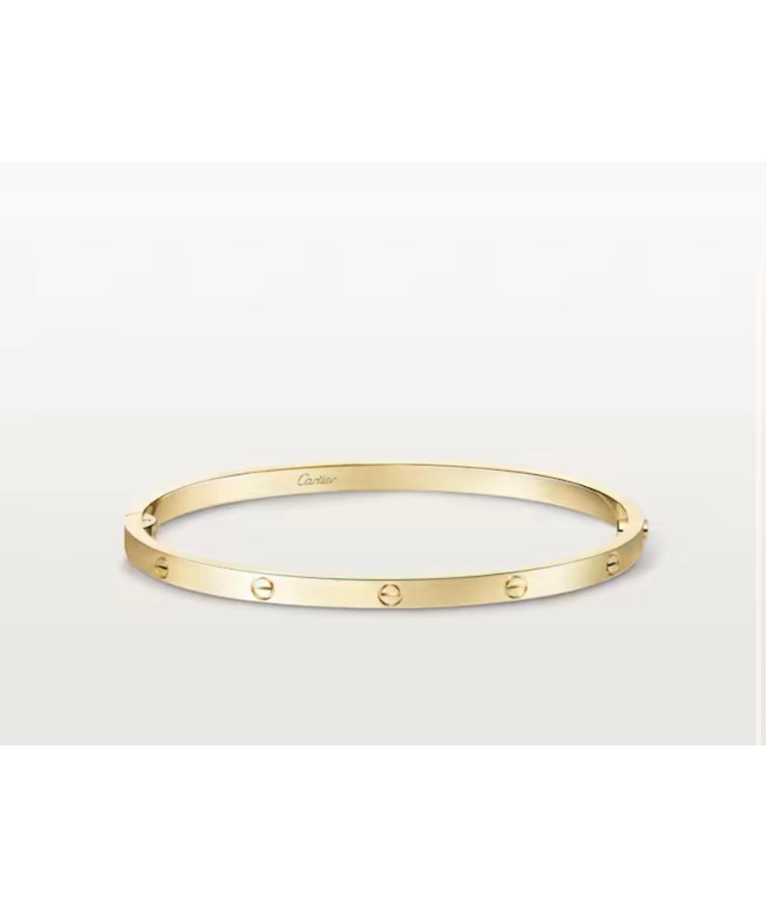 CARTIER Золотой браслет из желтого золота, фото 5