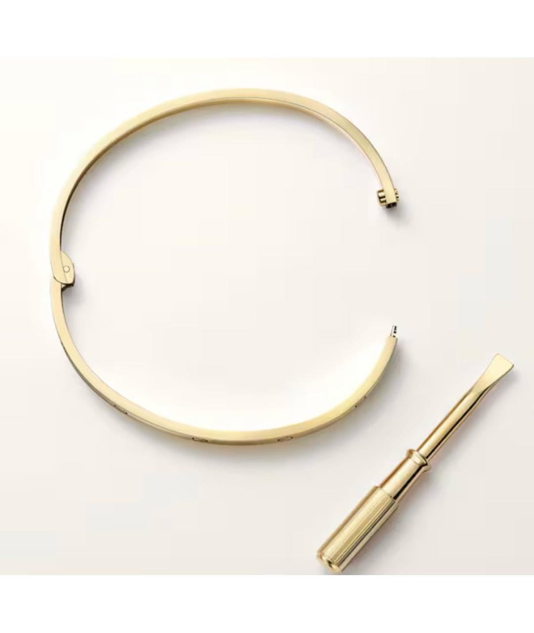 CARTIER Золотой браслет из желтого золота, фото 4