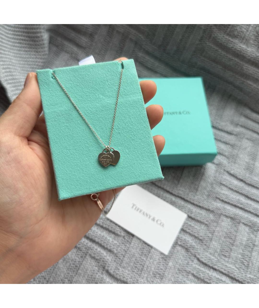 TIFFANY&CO Серебряная серебряная подвеска, фото 7