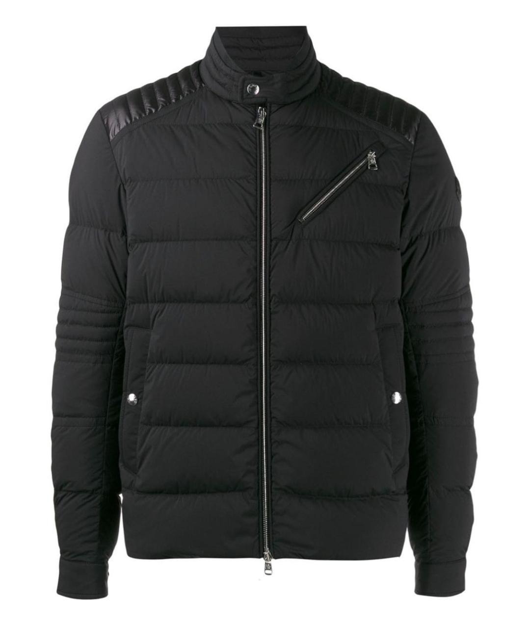 MONCLER Черная полиамидовая куртка, фото 9