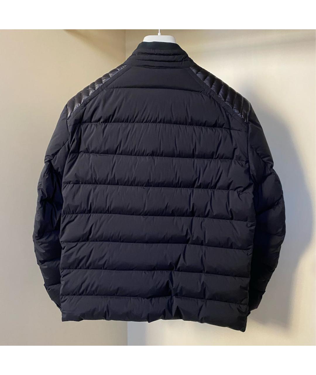 MONCLER Черная полиамидовая куртка, фото 7