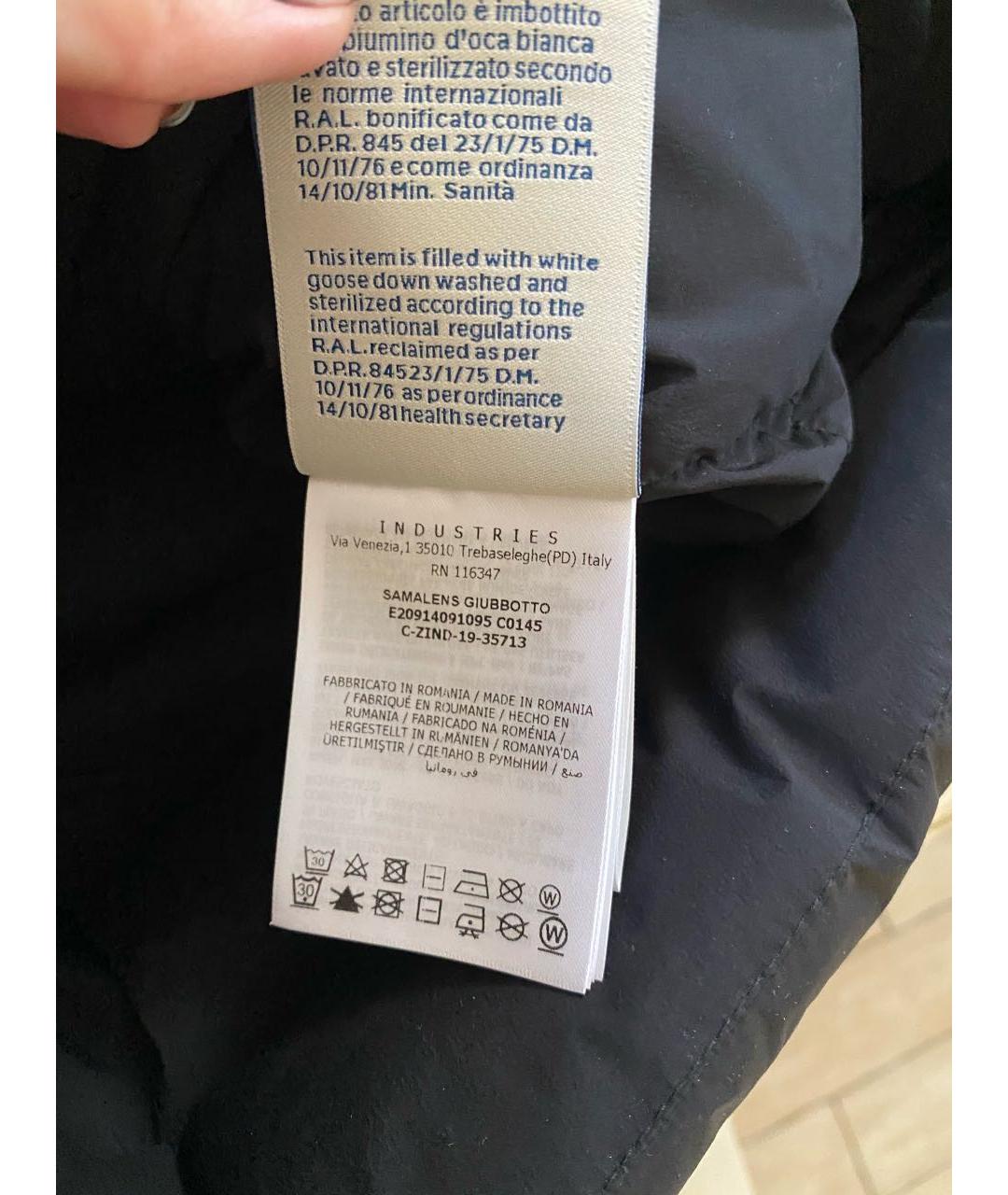 MONCLER Черная полиамидовая куртка, фото 8