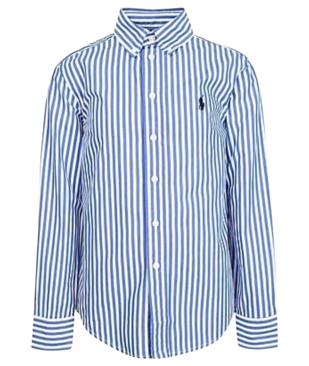 POLO RALPH LAUREN Голубая хлопковая рубашка/блузка, фото 1