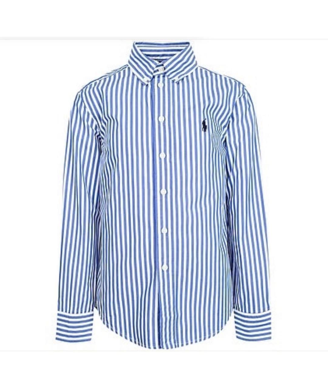 POLO RALPH LAUREN Голубая хлопковая рубашка/блузка, фото 3