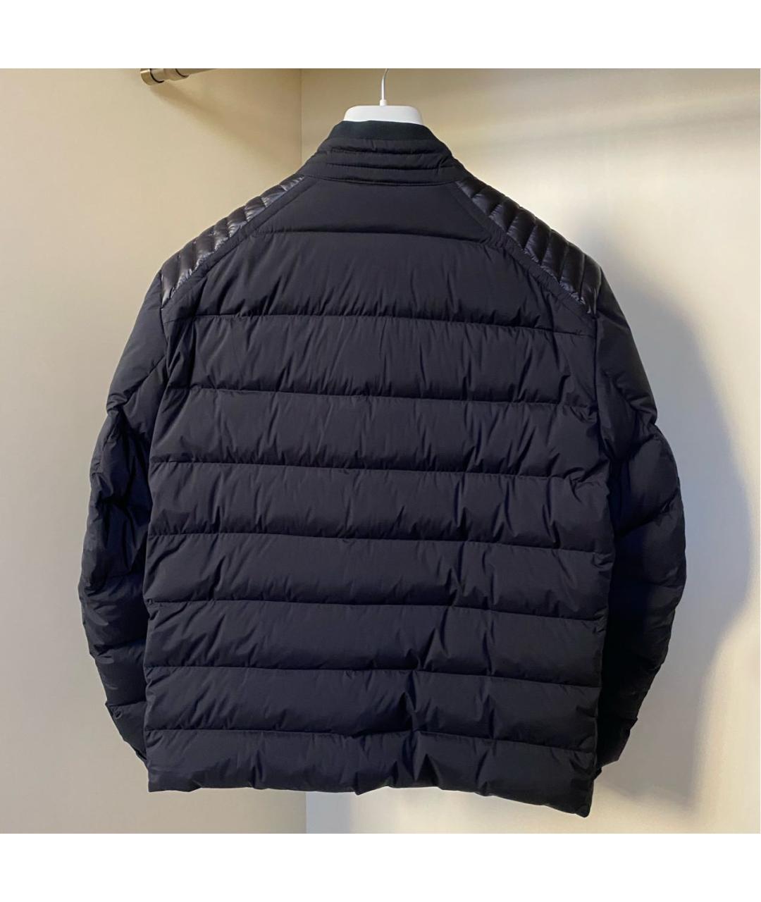 MONCLER Черная полиамидовая куртка, фото 7