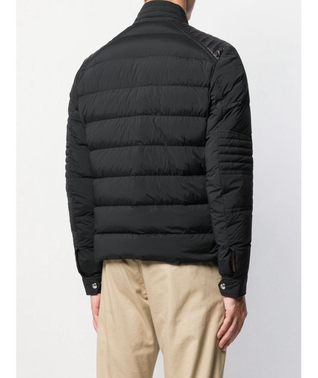 MONCLER Черная полиамидовая куртка, фото 4