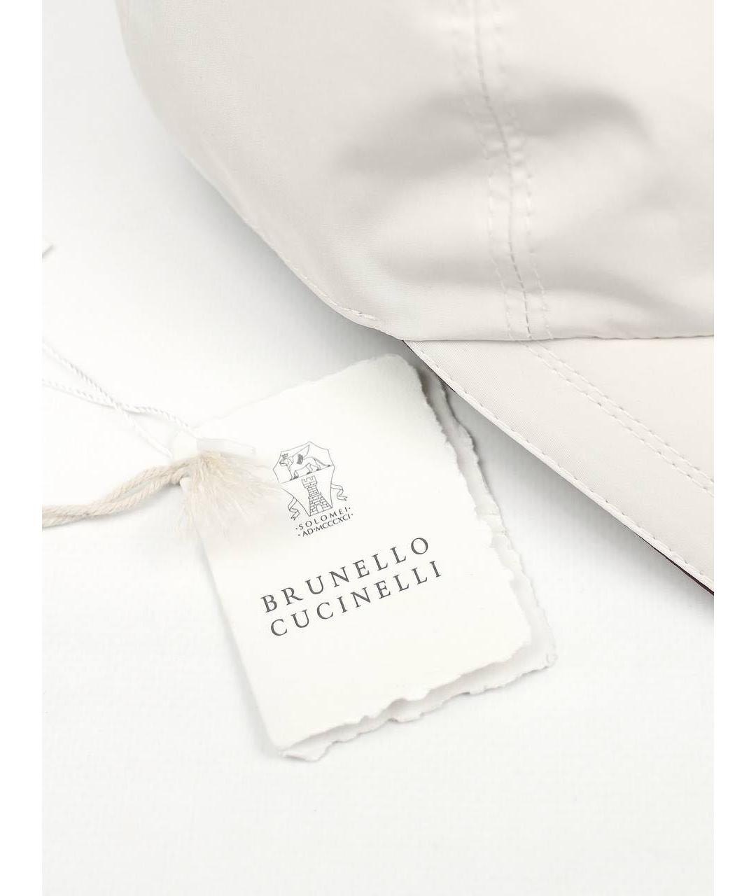 BRUNELLO CUCINELLI Белая кепка/бейсболка, фото 7