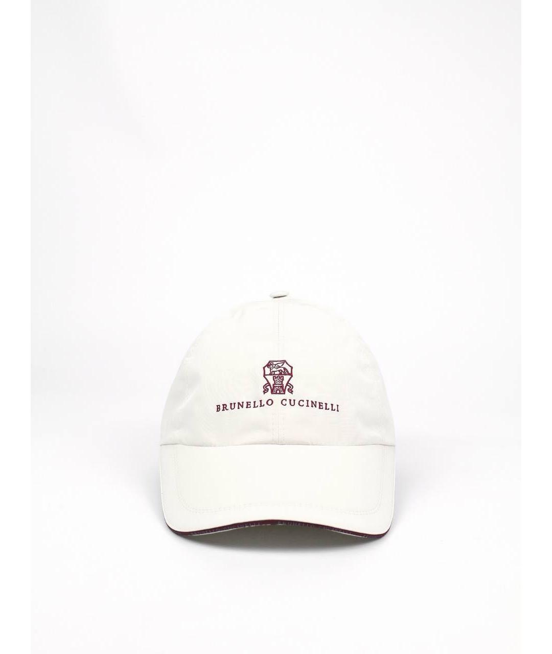 BRUNELLO CUCINELLI Белая кепка/бейсболка, фото 3